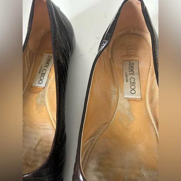 Jimmy Choo ballet flats purple size 39 - Picture 4 of 10